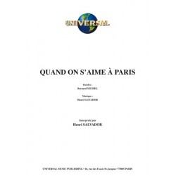 QUAND ON S'AIME À PARIS