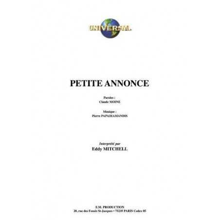 PETITE ANNONCE