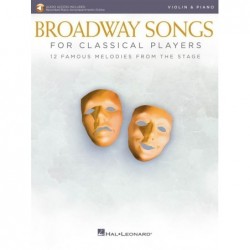 Partition BROADWAY SONGS FOR CLASSICAL PLAYERS - VIOLIN