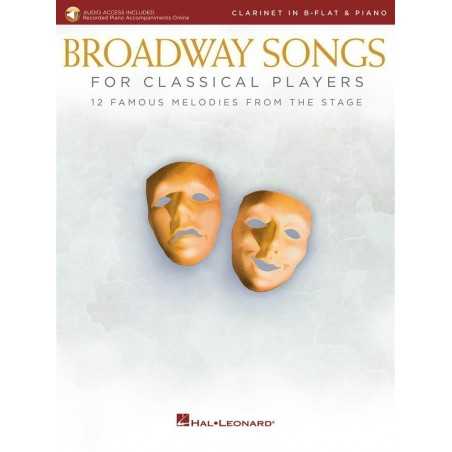 BROADWAY SONGS FOR CLASSICAL PLAYERS - CLARINET