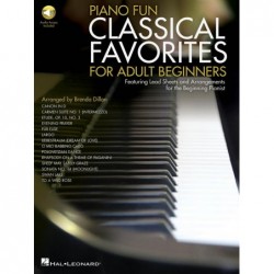 Partition PIANO FUN CLASSICAL FAVORITES FOR ADULT BEGINNERS