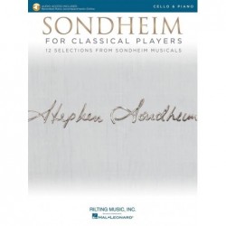 Partition SONDHEIM FOR CLASSICAL PLAYERS - CELLO