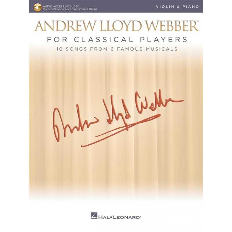 Partition ANDREW LLOYD WEBBER FOR CLASSICAL PLAYERS - VIOLIN