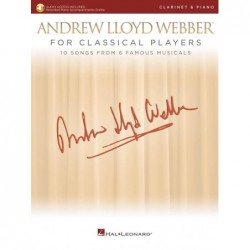 Partition ANDREW LLOYD WEBBER FOR CLASSICAL PLAYERS - CLARINET