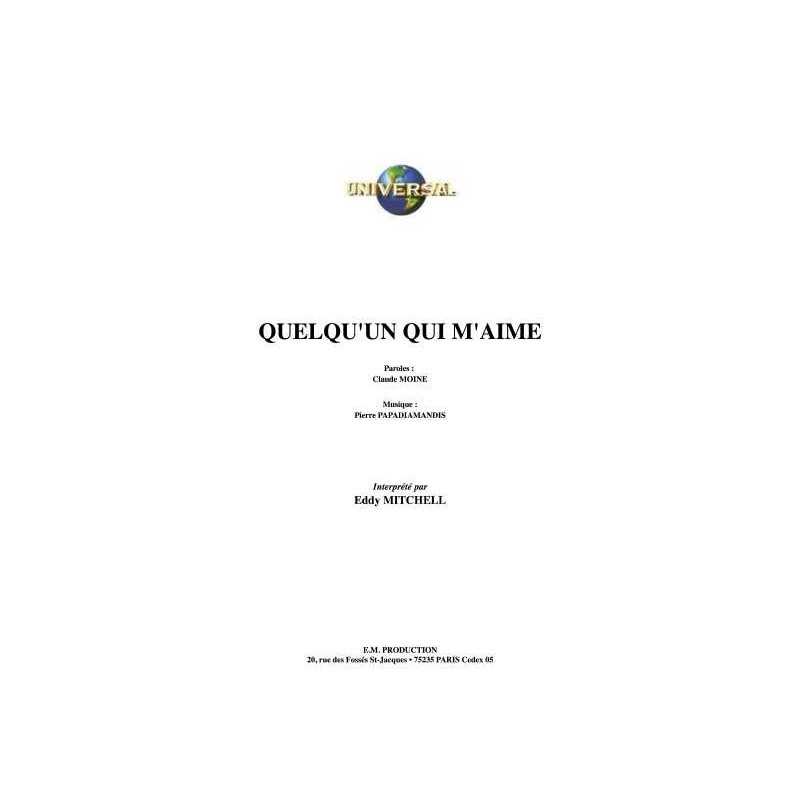 QUELQU'UN QUI M'AIME