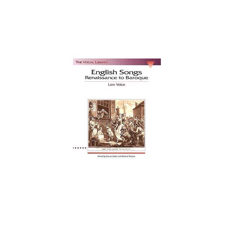 Partition ENGLISH SONGS RENAISSANCE TO BAROQUE - LOW VOICE