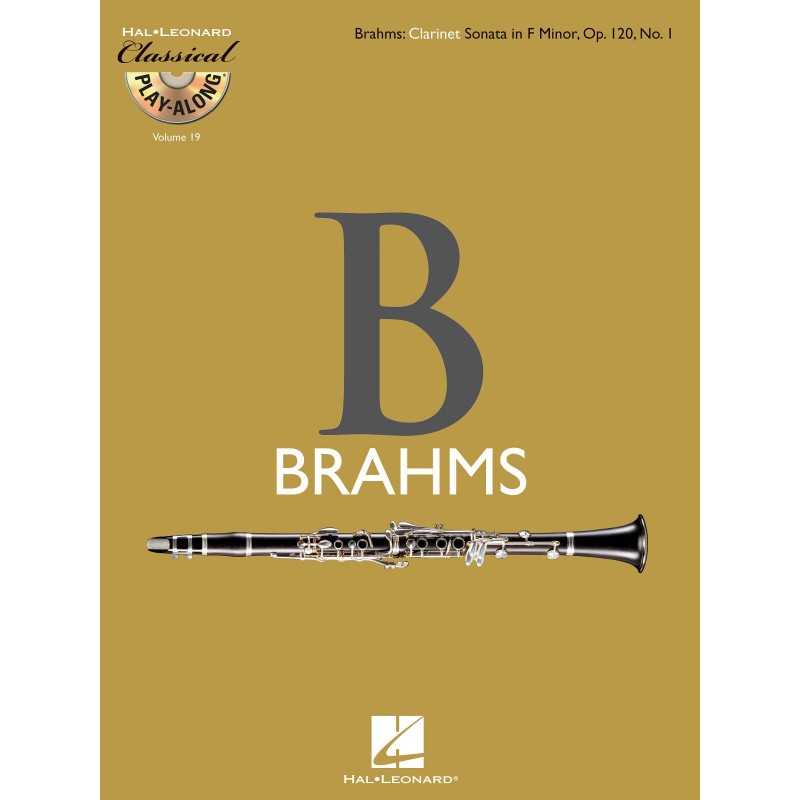 Partition CLARINET SONATA IN F MINOR OP. 120 NO. 1 (+CD)