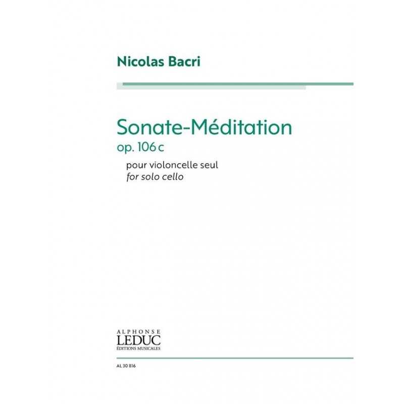 Partition SONATE-MÉDITATION OP.106C