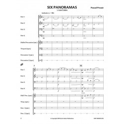 Partition SIX PANORAMAS