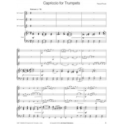 Sheet music CAPRICCIO FOR TRUMPETS