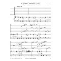 Sheet music CAPRICCIO FOR TROMBONES