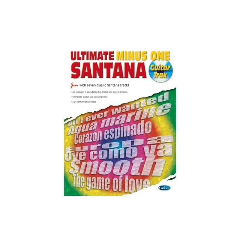 ULTIMATE MINUS ONE - SANTANA (+CD)