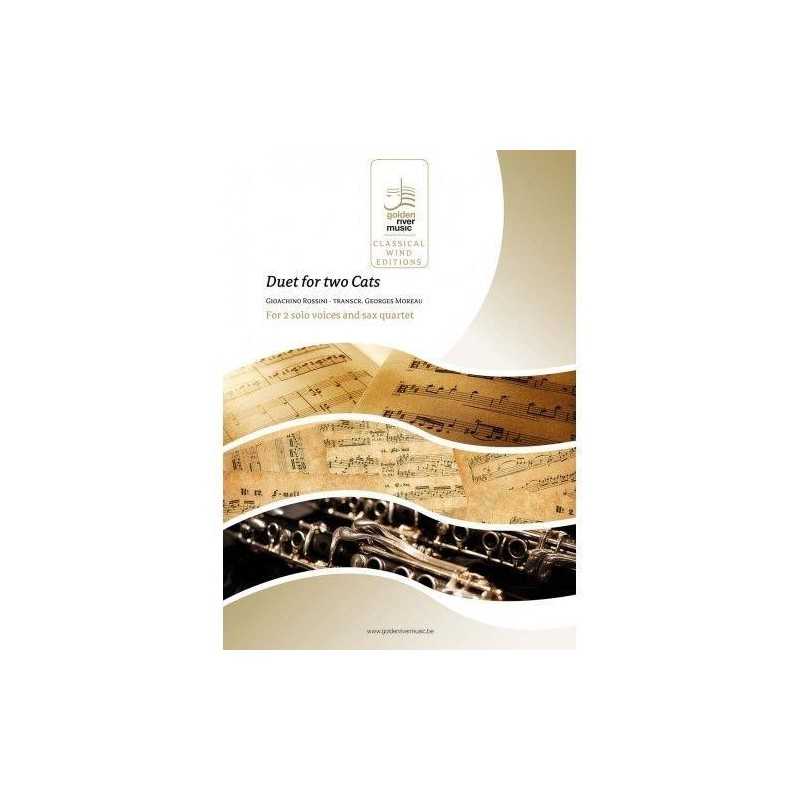 Partition DUET FOR TWO CATS (SAXOPHONES) Gioachino Rossini