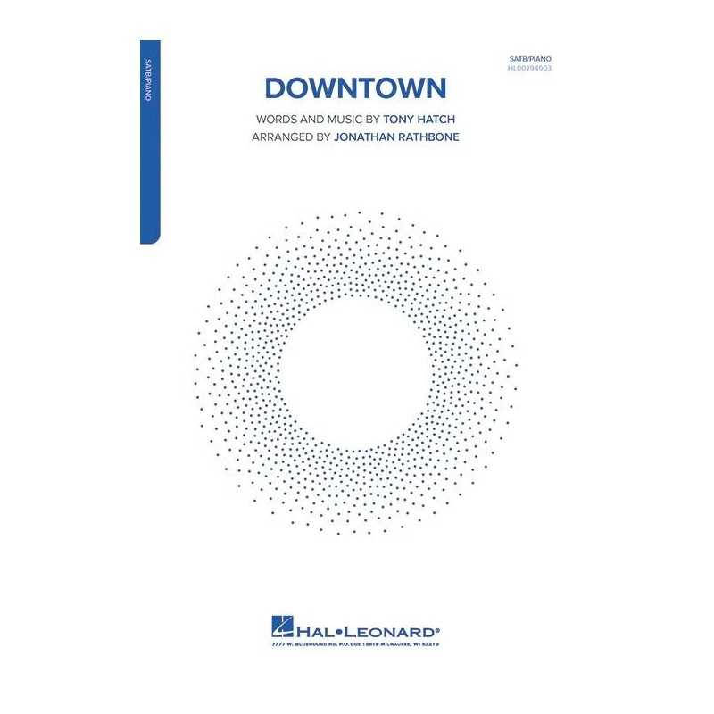 Sheet music DOWNTOWN