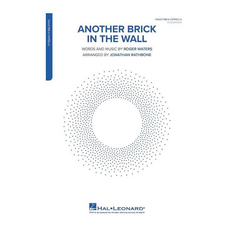 Sheet music ANOTHER BRICK IN THE WALL Roger Waters