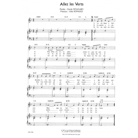 ALLEZ LES VERTS