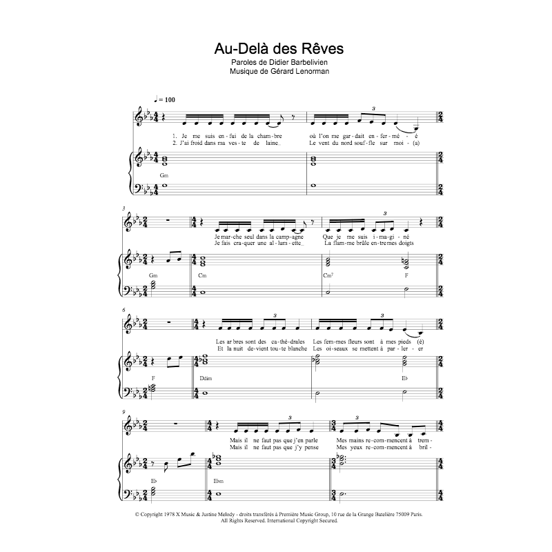 AU-DELÀ DES RÊVES