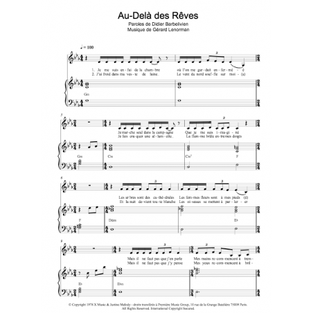 AU-DELÀ DES RÊVES