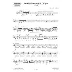 Sheet music ŒUVRES POUR GUITARE - HOMMAGES Alexandre Tansman