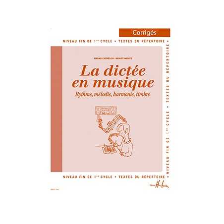 LA DICTÉE EN MUSIQUE VOL.3 (CORRIGÉ)