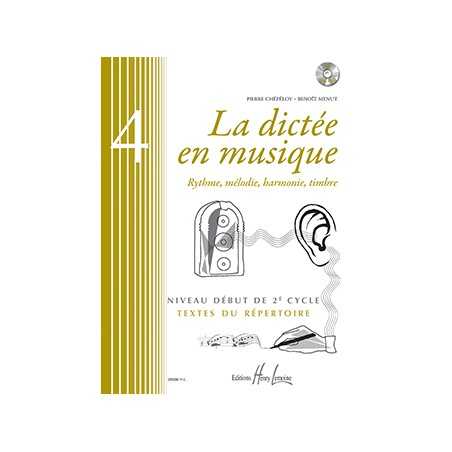 LA DICTÉE EN MUSIQUE VOL.4 - DÉBUT DU 2EME CYCLE (+CD)