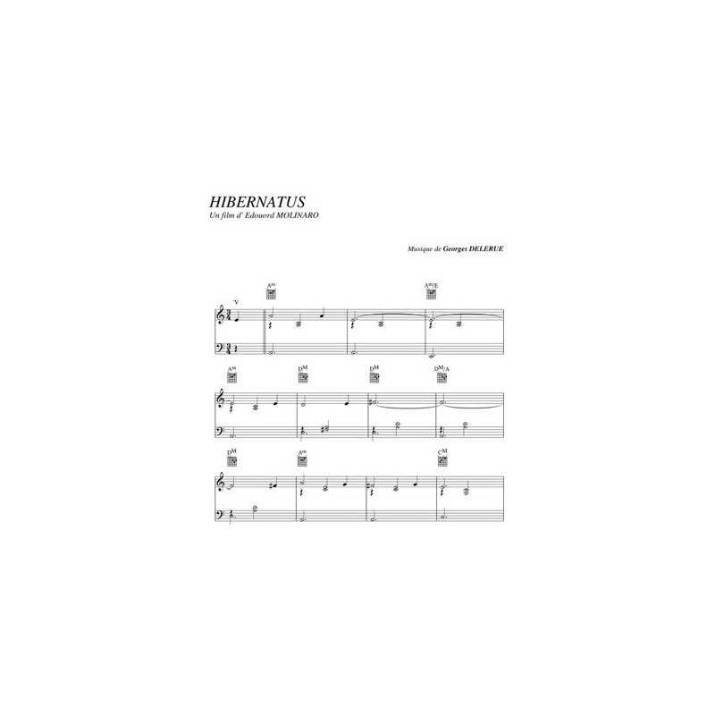 Partition HIBERNATUS Georges Delerue
