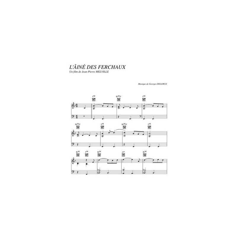 Partition L'AINÉ DES FERCHAUX Georges Delerue