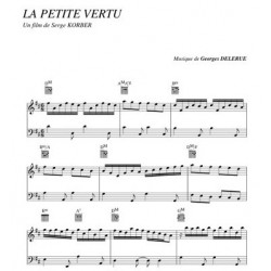 Partition LA PETITE VERTU Georges Delerue