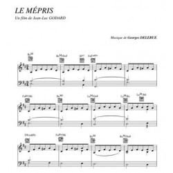 Sheet music LE MÉPRIS Georges Delerue PDF