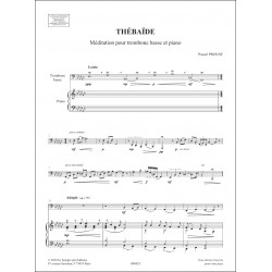 Partition THÉBAÏDE Pascal Proust