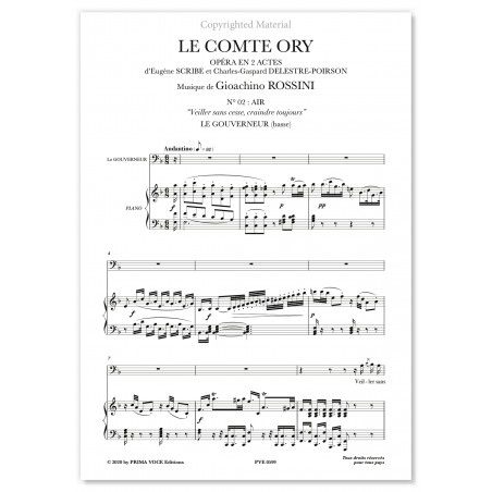 VEILLER SANS CESSE, CRAINDRE TOUJOURS (LE GOUVERNEUR)