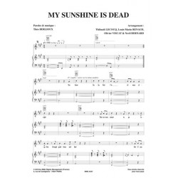 Sheet music MY SUNSHINE IS DEAD