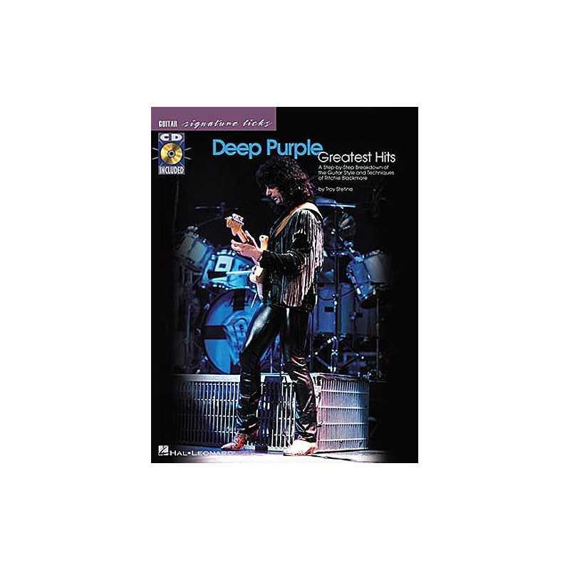 Guitar Signature Licks : DEEP PURPLE GREATEST HITS (+ CD)