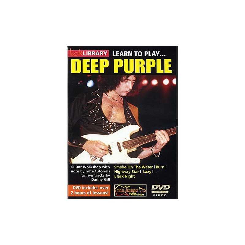 DVD LEARN TO PLAY DEEP PURPLE