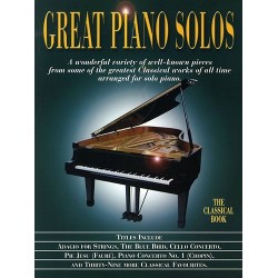 GREAT PIANO SOLOS THE CLASSICAL BOOK