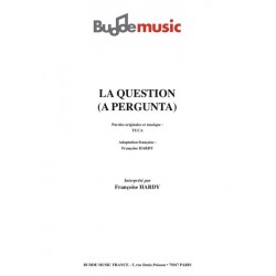 Partition LA QUESTION Françoise HARDY pdf