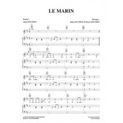 Sheet music LE MARIN Alain Souchon