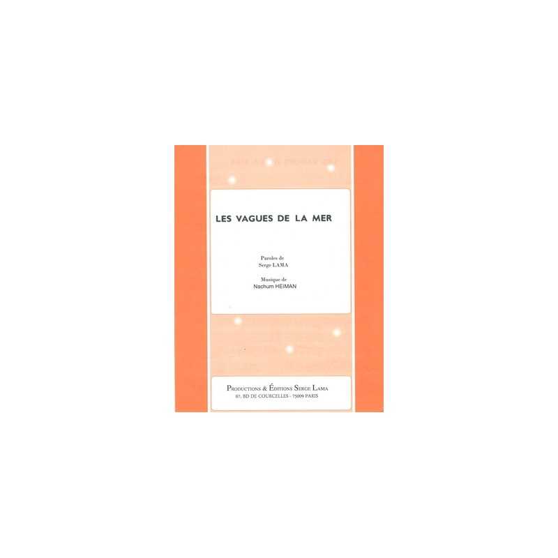 Sheet music LES VAGUES DE LA MER pdf