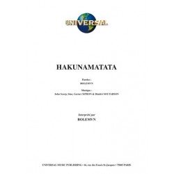 Partition HAKUNAMATATA BOLEMVN