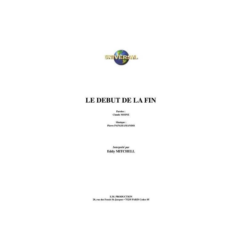LE DEBUT DE LA FIN