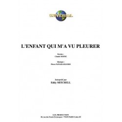 L'ENFANT QUI M'A VU PLEURER