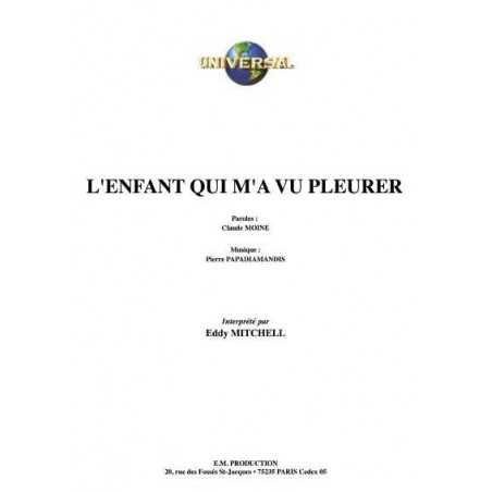 L'ENFANT QUI M'A VU PLEURER
