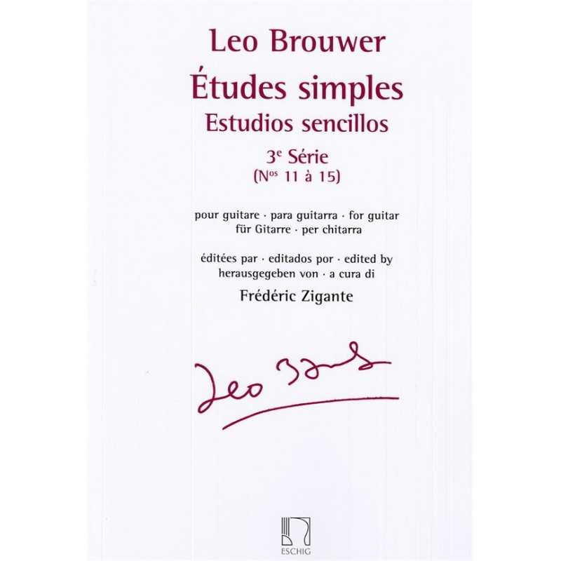 ÉTUDES SIMPLES (ESTUDIOS SENCILLOS) SÉRIE 3