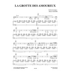 Partition LA GROTTE DES AMOUREUX CALI