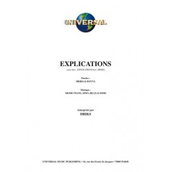 Partition EXPLICATIONS DRIKS