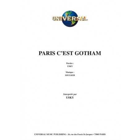 PARIS C’EST GOTHAM