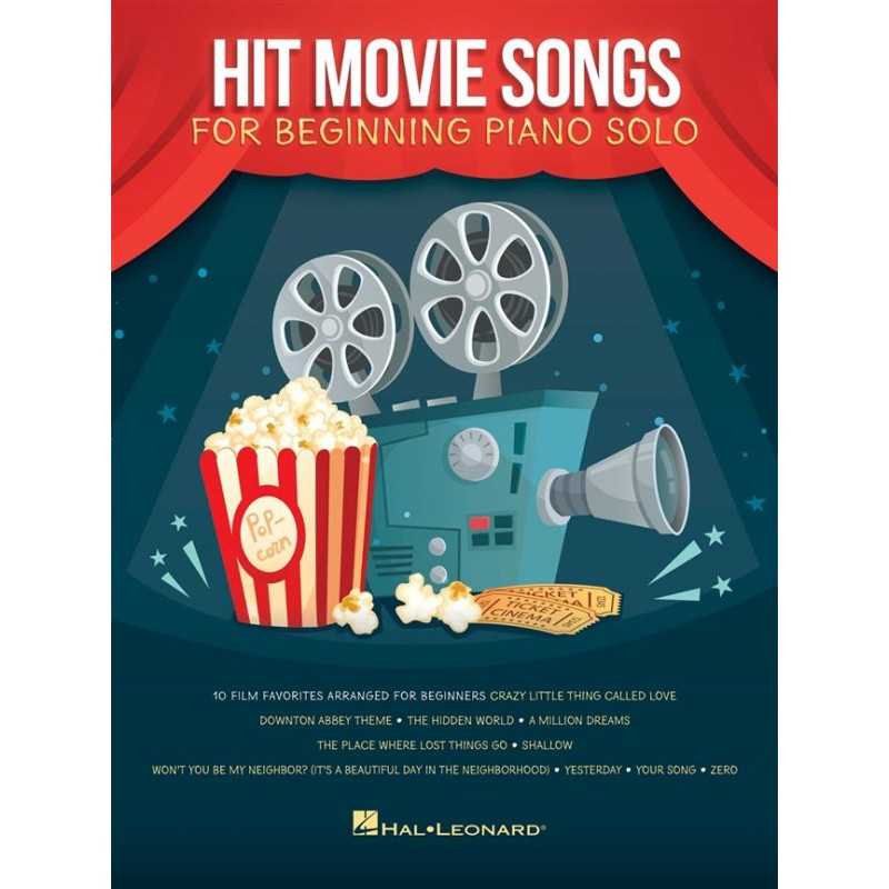 HIT MOVIE SONGS FOR BEGINNING PIANO SOLO