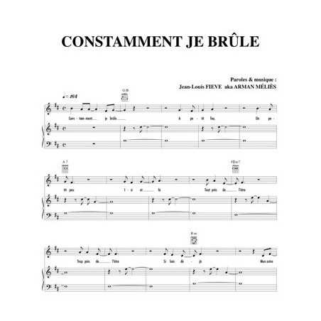 CONSTAMMENT JE BRÛLE