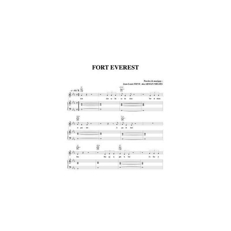Partition FORT EVEREST Arman MÉLIÈS