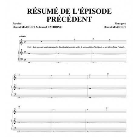 RÉSUMÉ DE L'ÉPISODE PRÉCÉDENT